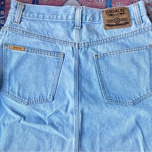 Vintage Jordache jean skirt